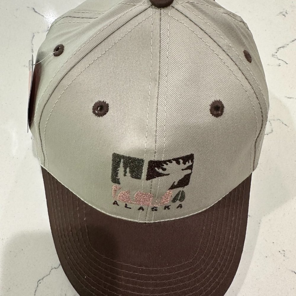 Alaska Shirt Company ALASKA Baseball Hat Moose Embroidery Cap Adjustable